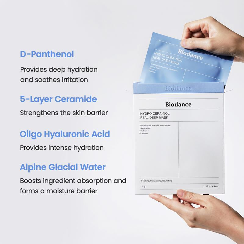 [Biodance Official] Holiday Mask Gift Bundle+ Free Sample -Collagen+Galactomyces, Deep Sea Minerals 5%, Hypoallergenic, Pore Tightening, Glass Skin, Elasticity Improvement, K-Beauty Sleeping Mask, Korean Skincare, Tiktok Exclusive Bundle(4Ea)