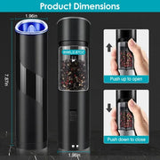 Electric Salt And Pepper Grinder Automatic Gravity Sensor Battery